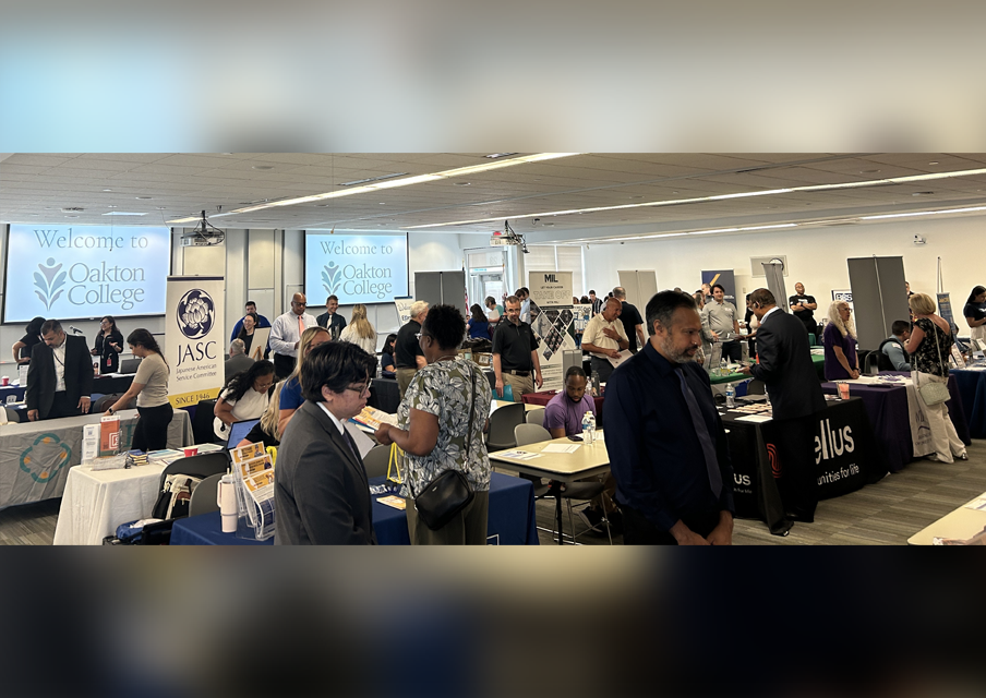 More than 300 community members attended the Job and Volunteer Fair at Oakton College’s Ray Hartstein Campus on July 16. 